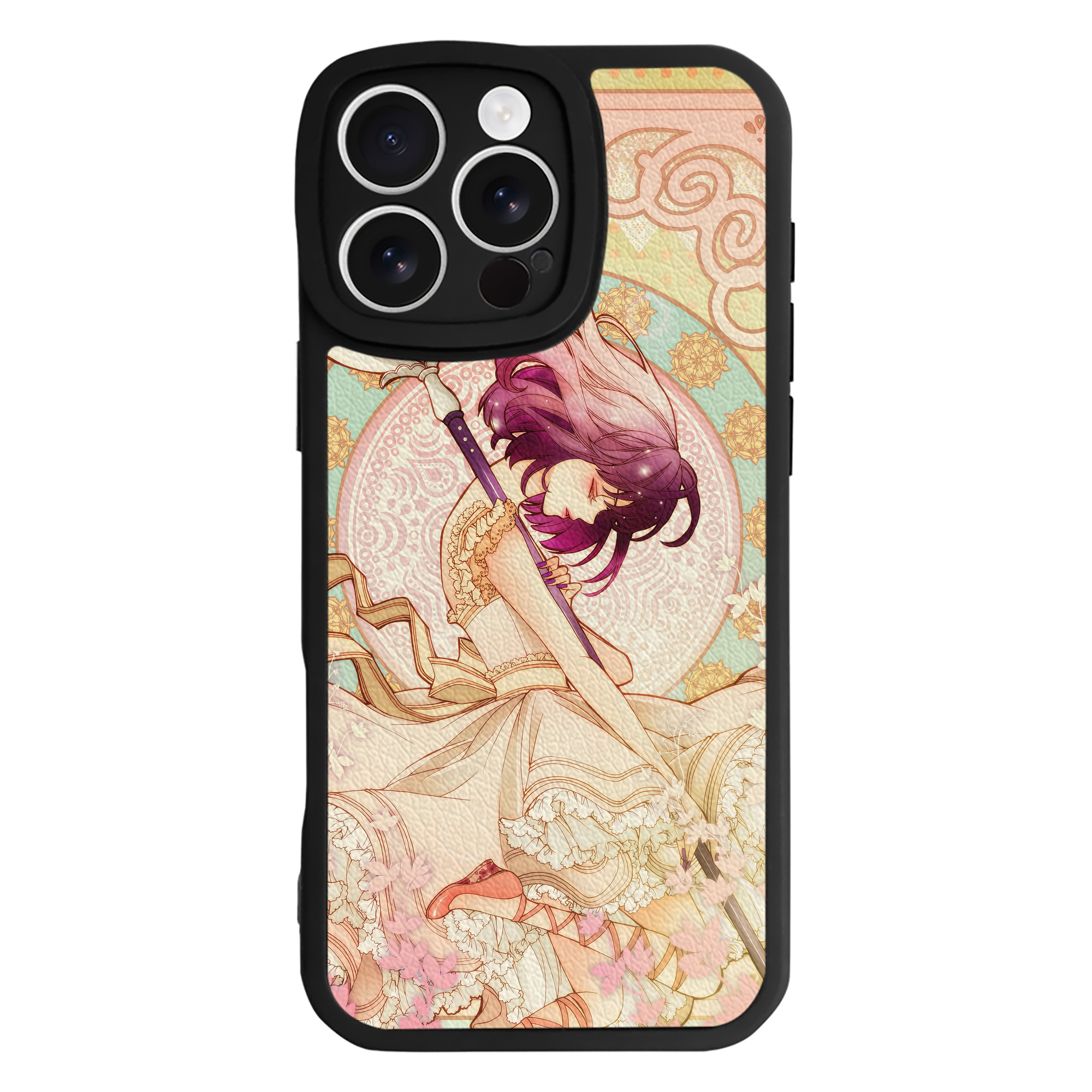 （画像用） 美少女戦士セーラームーン Sailor Moon 【iPhone 16シリーズ対応】シリコンスマホケース（レザー調） 材質：シリコン